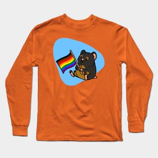 Hamster Pride People of color inclusive Pride flag Long Sleeve T-Shirt